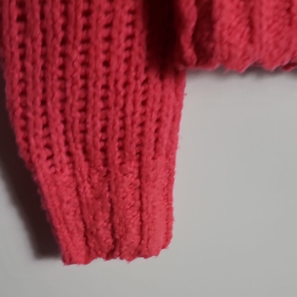 RAG & BONE Arizona Merino Wool Open Knit Sweater in Pink Size XS - Picture 12 of 16